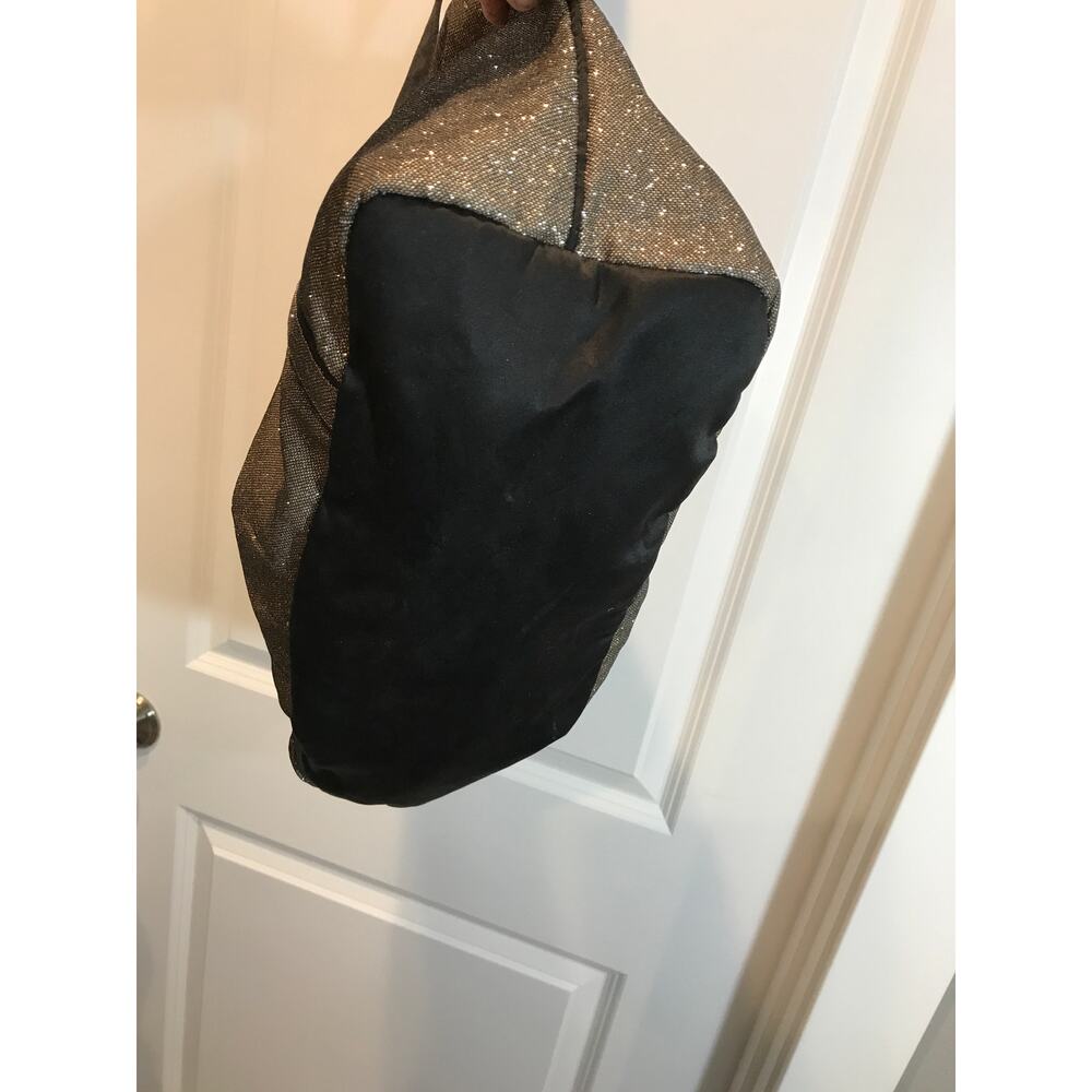 Victoria’s Secret Gold Glitter Weekender Tote Bag EUC - Picture 3 of 4